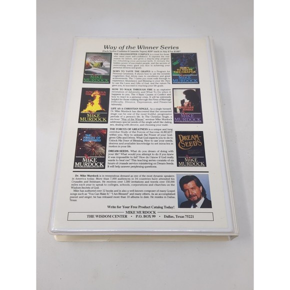 The Assignment Mike Murdock 160 Wisdom Keys 6 Cassette Tapes Audiobook - Picture 5 of 5